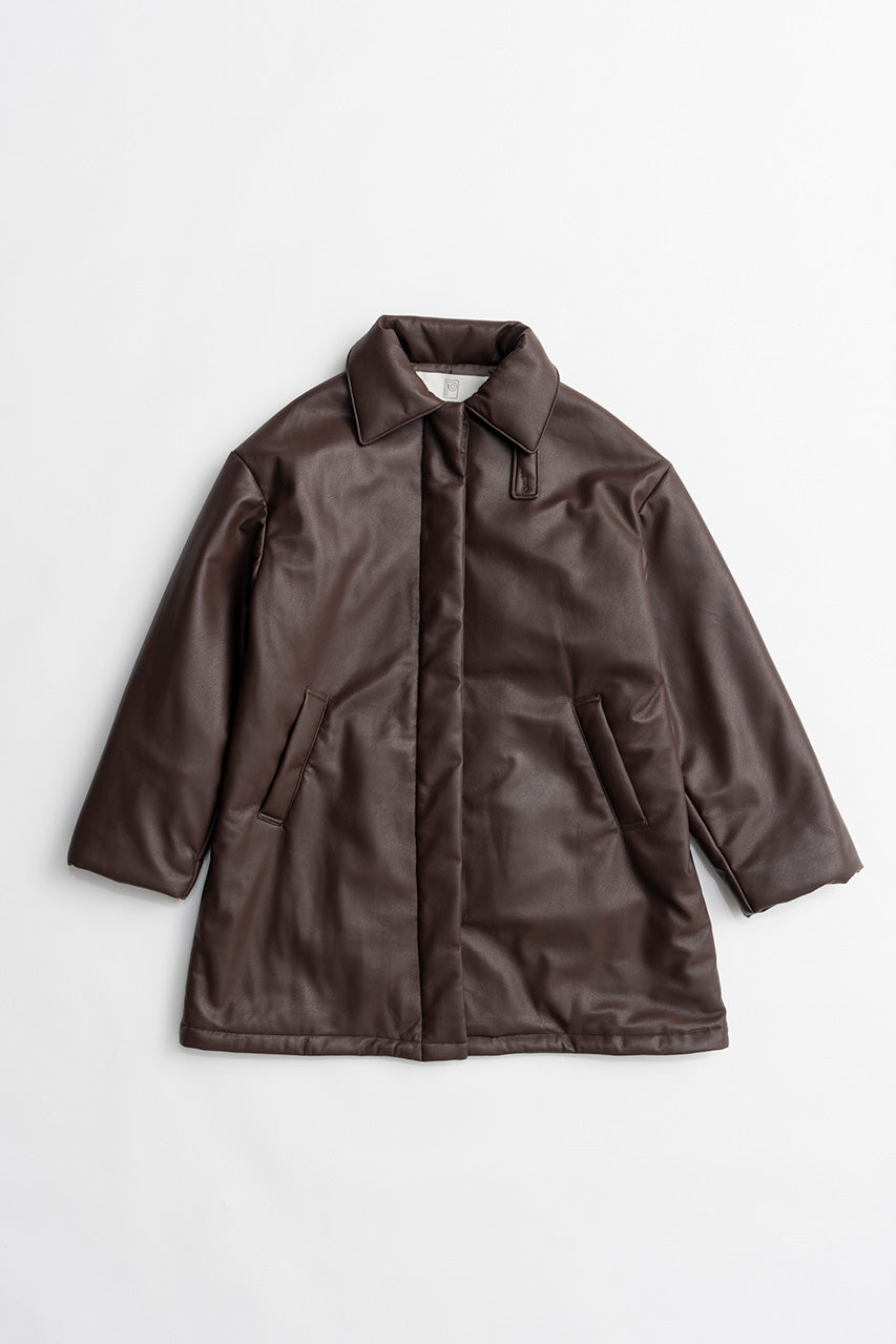 Padded Scarf Middle Coat - 2026WINTER