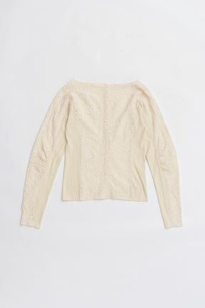 Wool Slouchy Sleeve Top - 2025 WINTER