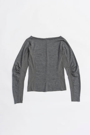 Wool Slouchy Sleeve Top - 2025 WINTER