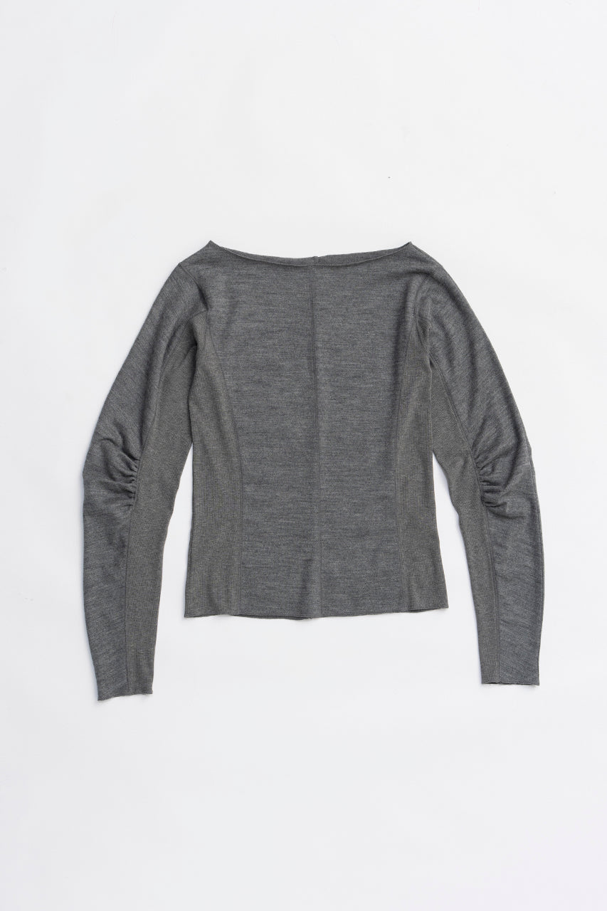 Wool Slouchy Sleeve Top - 2025 WINTER