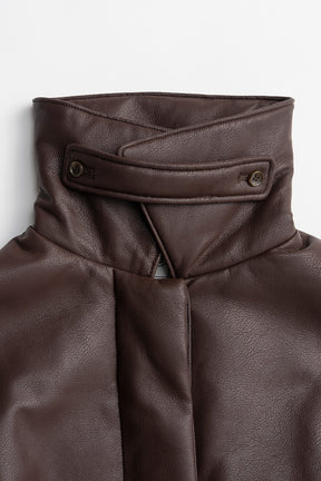 Padded Scarf Middle Coat - 2026WINTER
