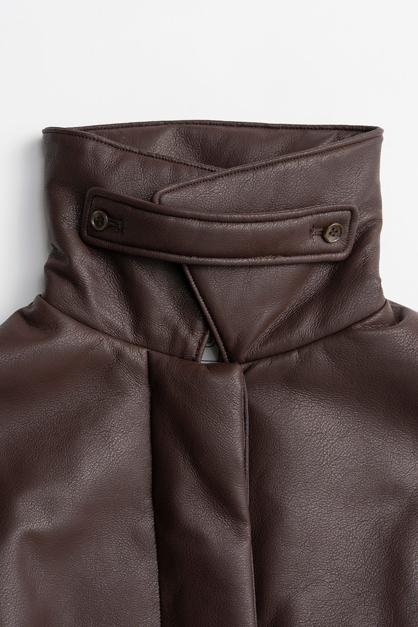 Padded Scarf Middle Coat - 2026WINTER