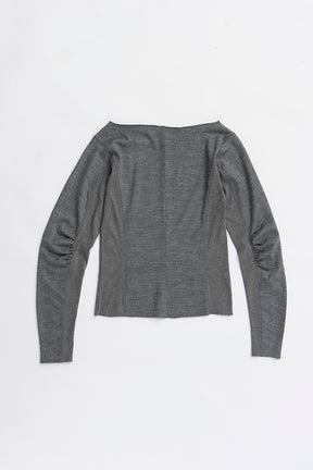 Wool Slouchy Sleeve Top - 2025 WINTER