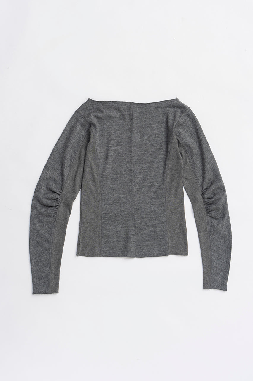 Wool Slouchy Sleeve Top - 2025 WINTER