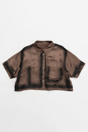 [24SUMMER PRE ORDER]Painted Satin Short Shirt