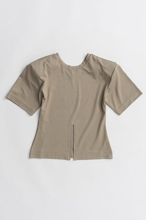 Padded-shoulder T-shirt - 26SUMMER 2nd
