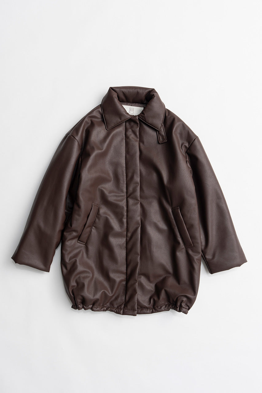 Padded Scarf Middle Coat - 2026WINTER