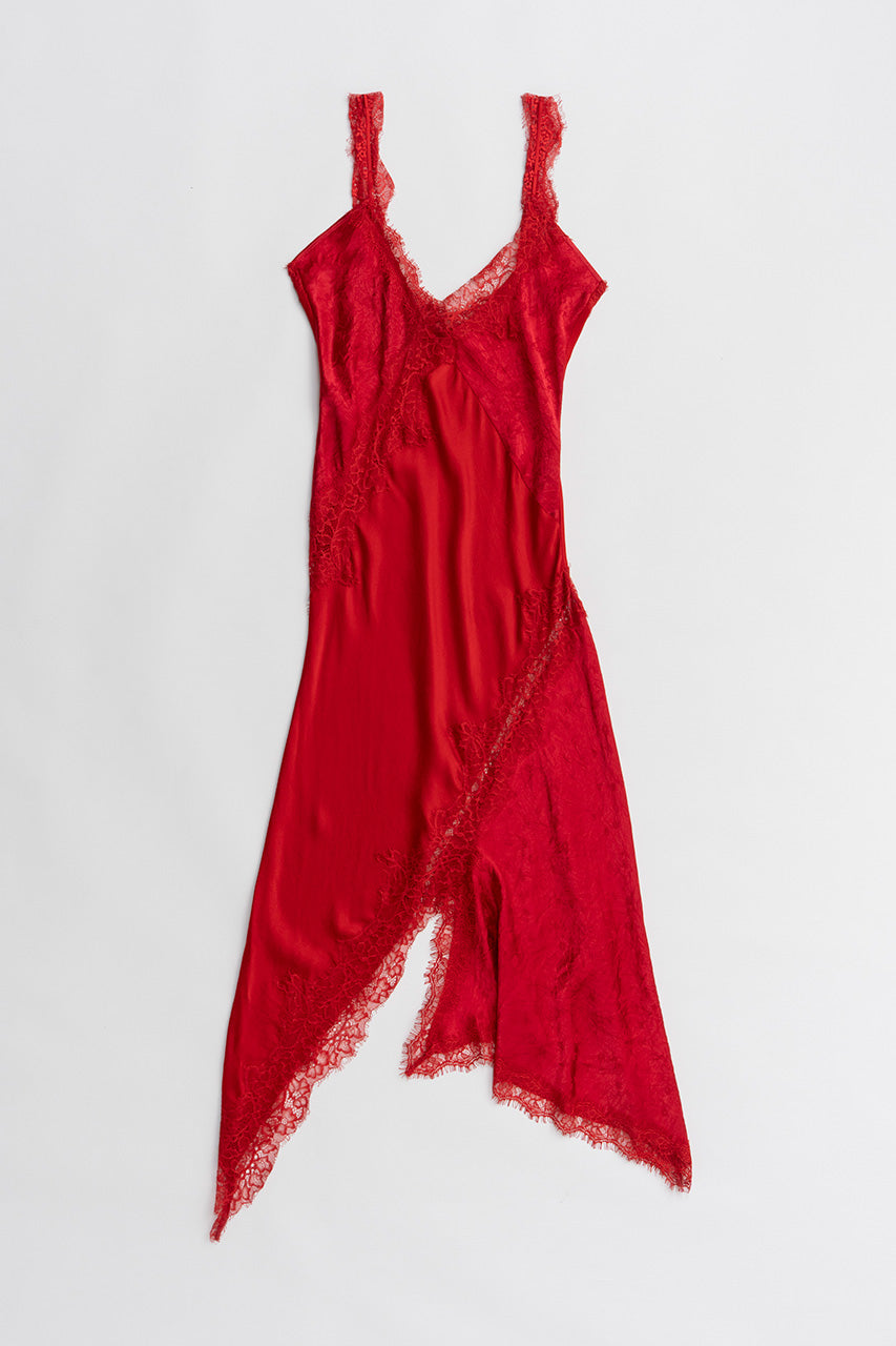 Asymmetrical Lingerie Dress - 26SUMMER