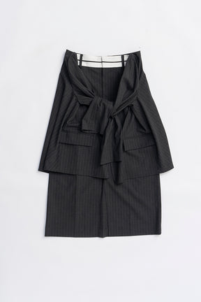 Layered Midi Skirt - 2025 WINTER