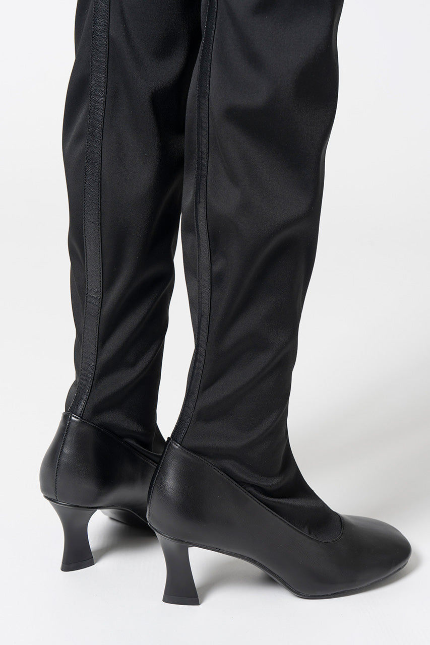Fabric Combination Stretch Long Boots - 2026AUTUMN