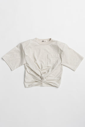 Twisted Cropped T-Shirt - PRE ORDER