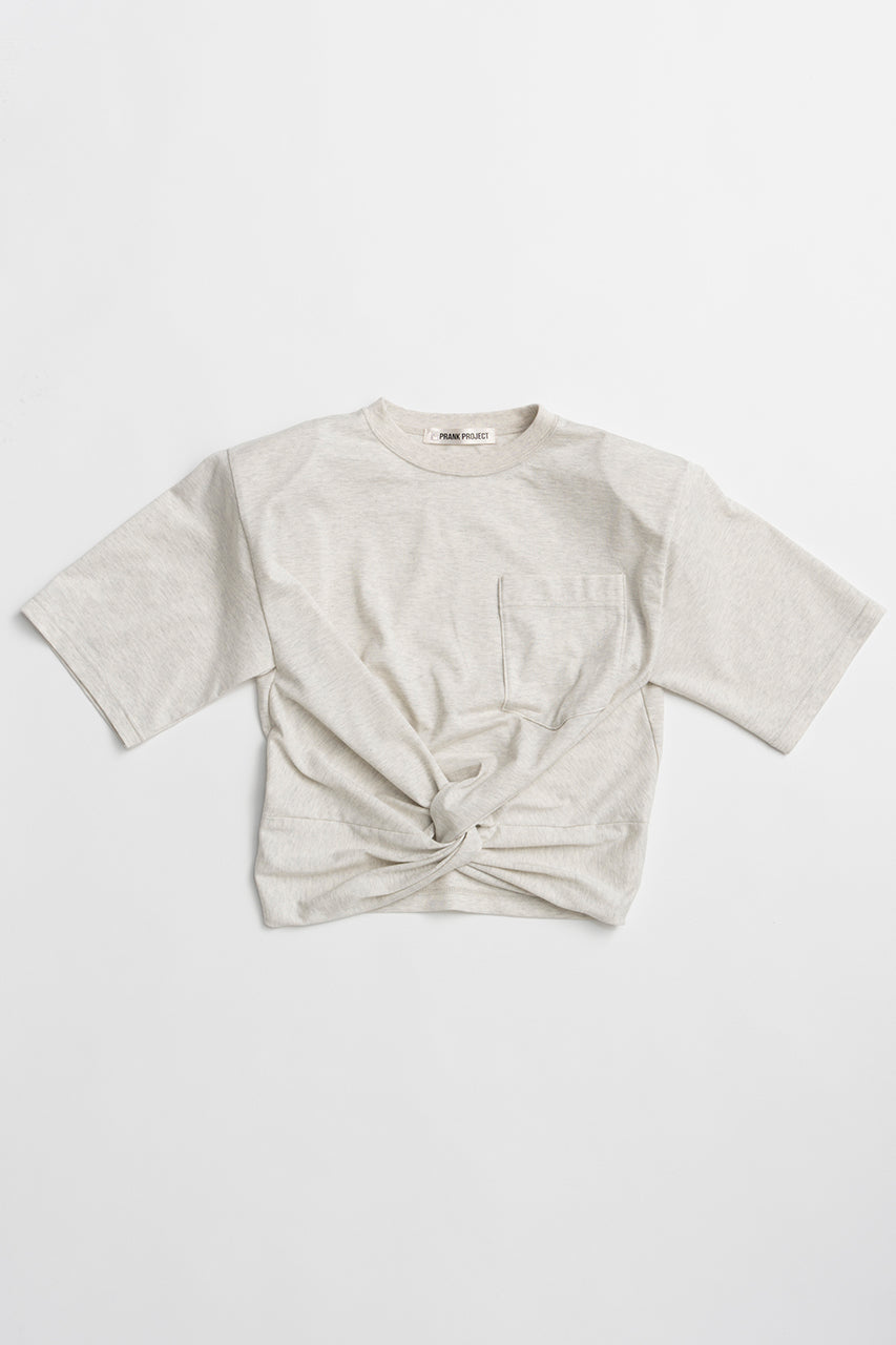 Twisted Cropped T-Shirt - PRE ORDER