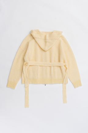 Hooded Zip Cardigan - 2025 WINTER