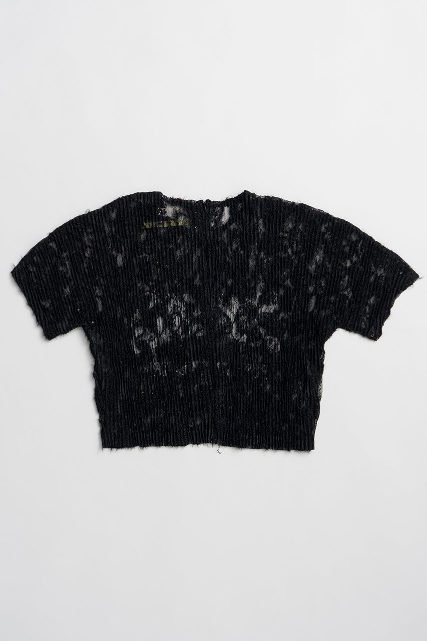 Lace Pleats Top