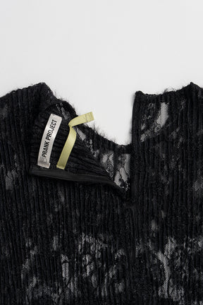 Lace Pleats Top