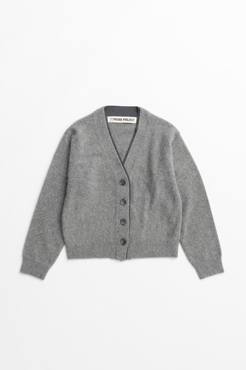 Fox Blend Double Neck Cardigan - 2026WINTER