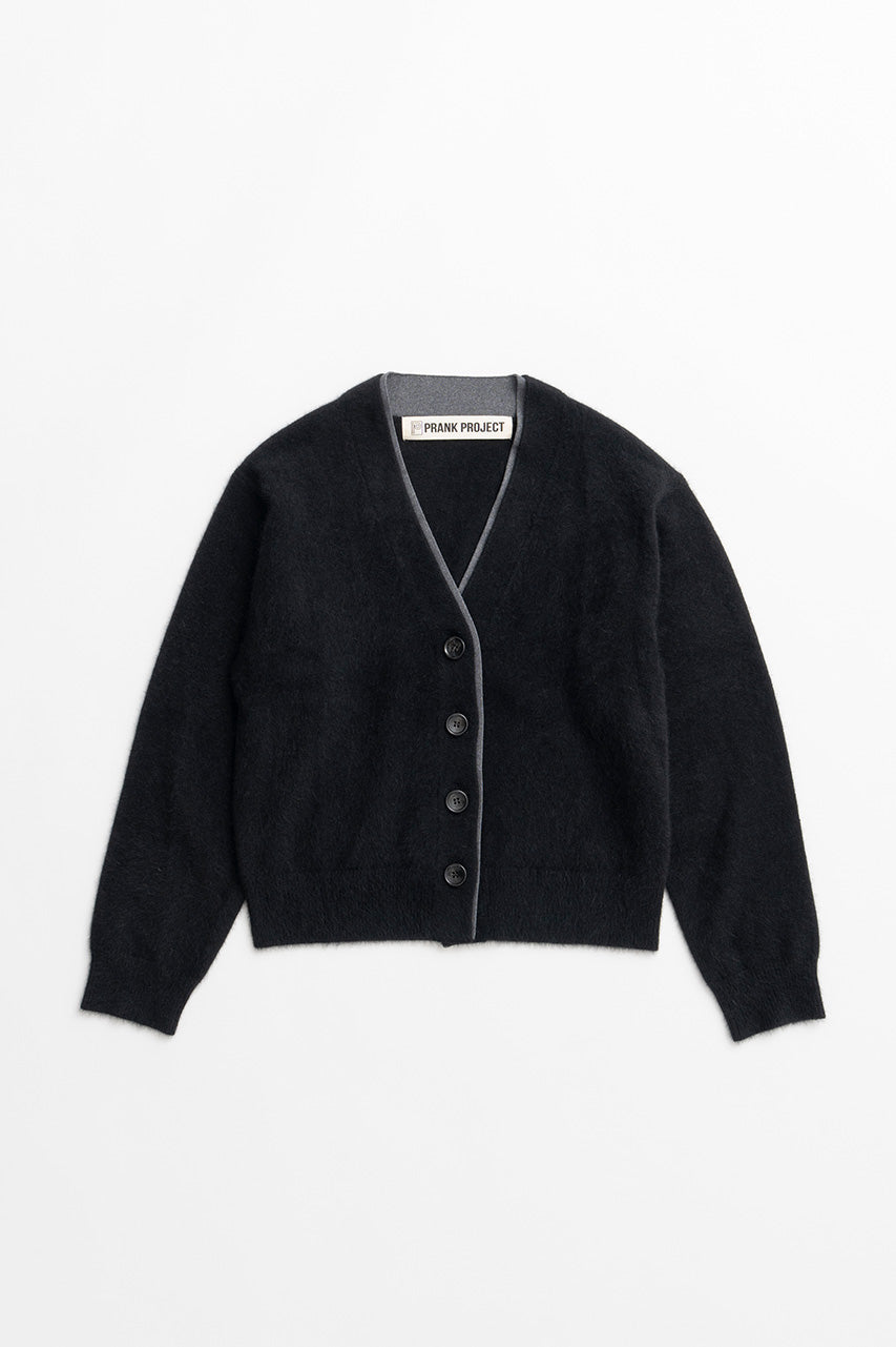 Fox Blend Double Neck Cardigan - 2026WINTER