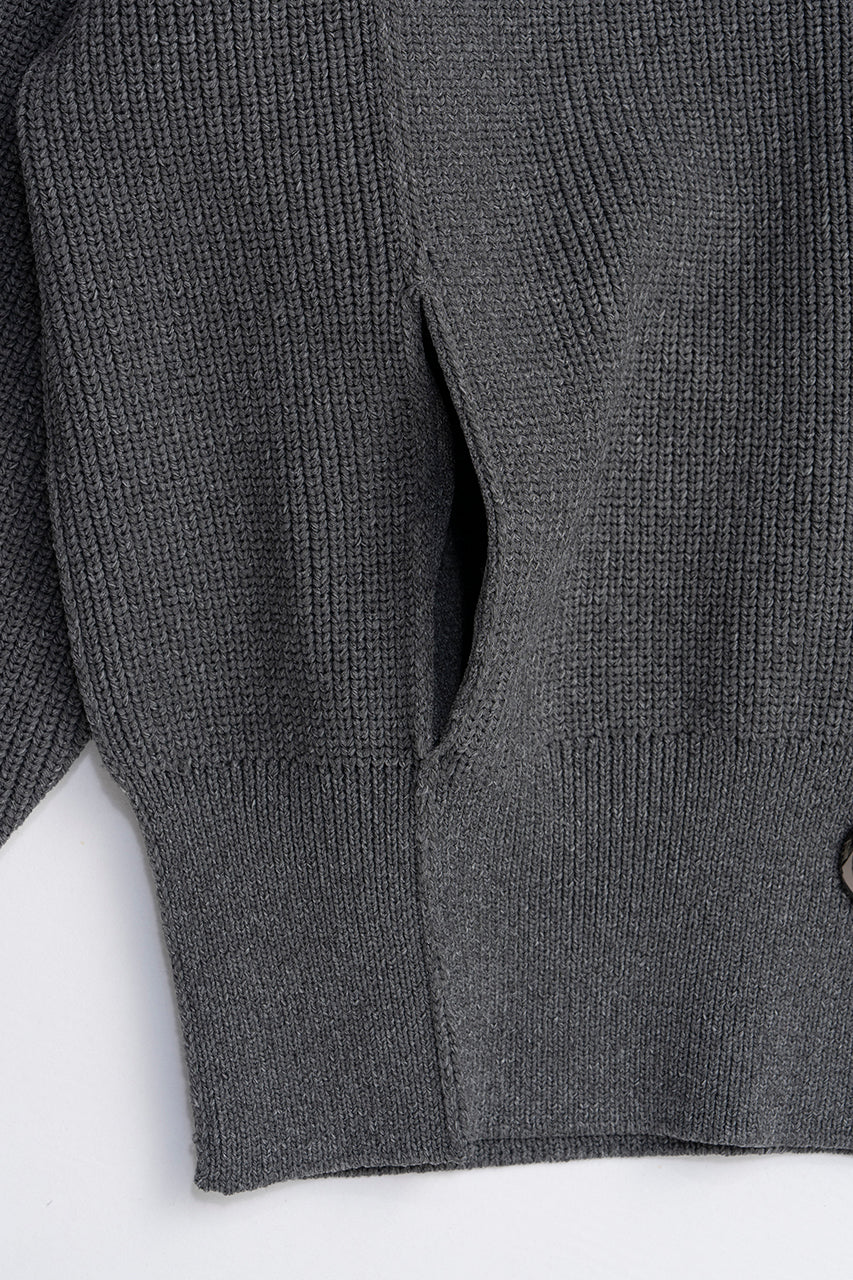 Hoodie Knit Cardigan - 2025 WINTER