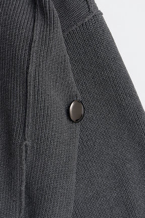 Hoodie Knit Cardigan - 2025 WINTER