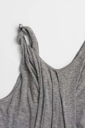 Twist Shoulder Drape Top