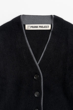Fox Blend Double Neck Cardigan - 2026WINTER