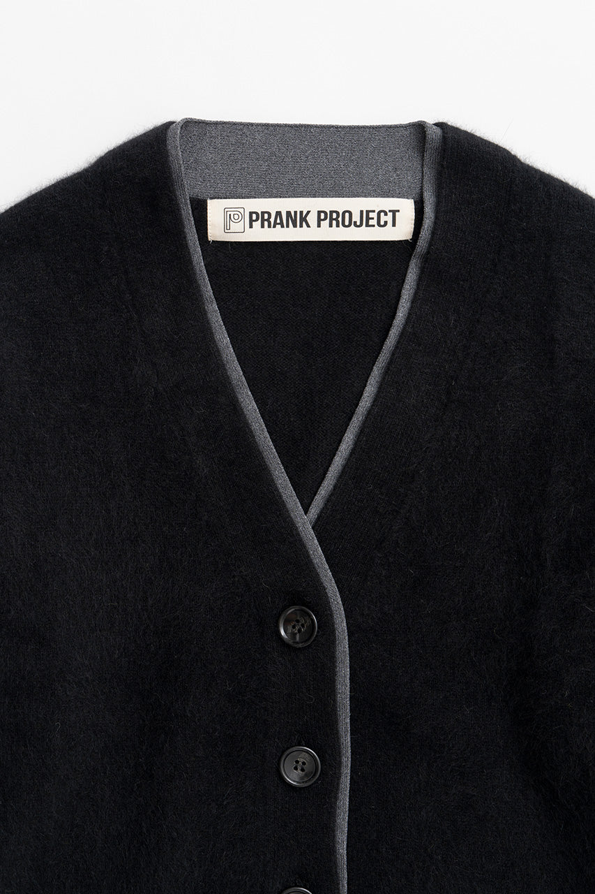 Fox Blend Double Neck Cardigan - 2026WINTER
