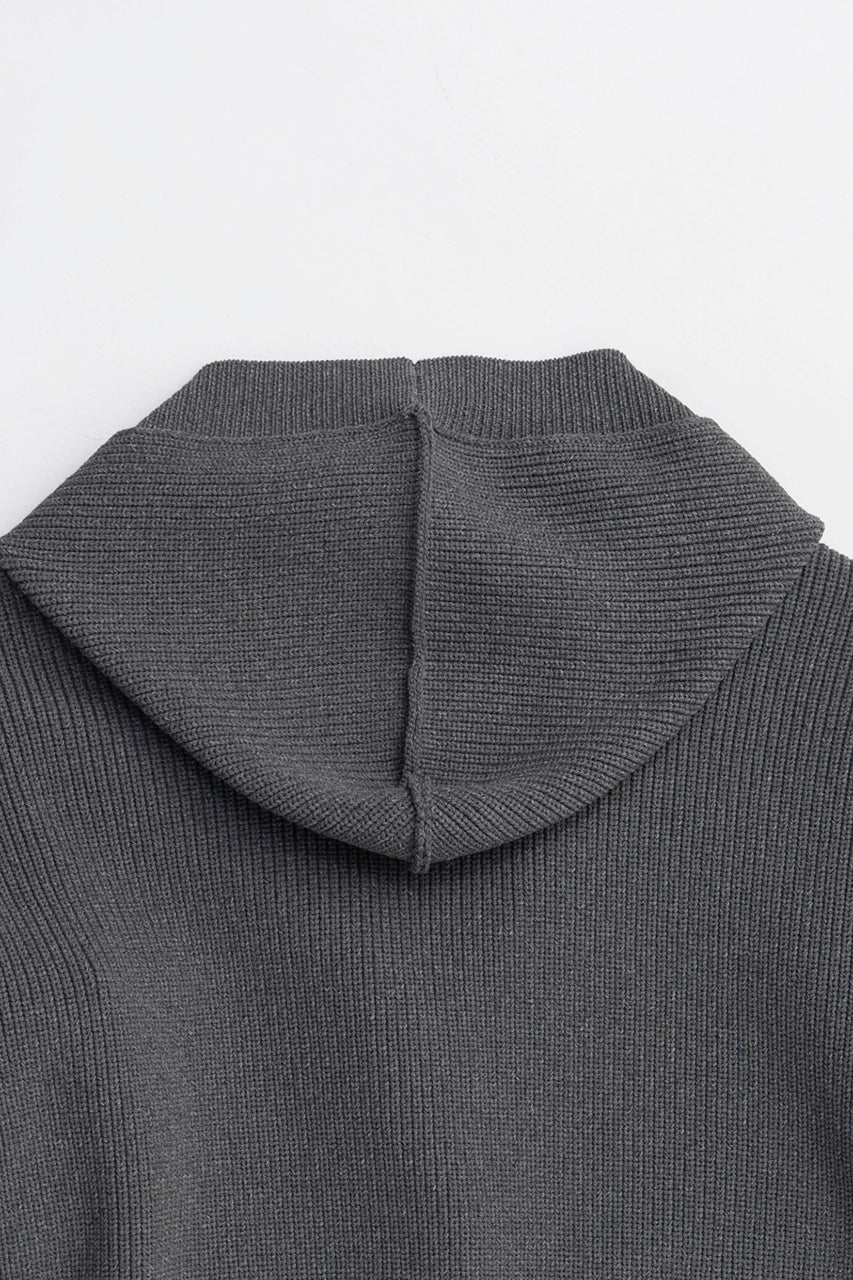 Hoodie Knit Cardigan - 2025 WINTER