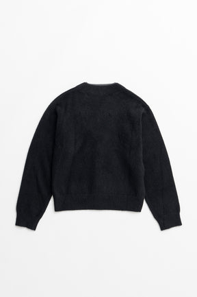 Fox Blend Double Neck Cardigan - 2026WINTER