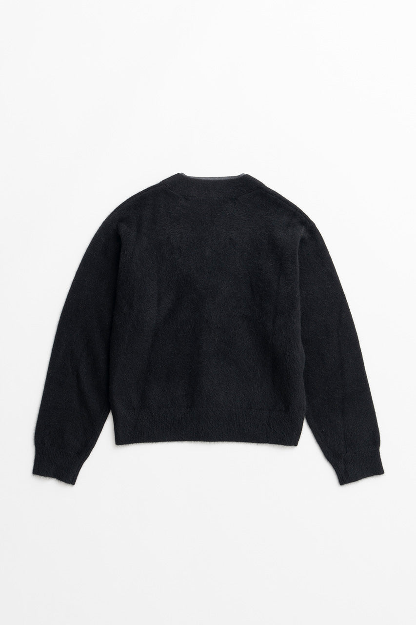Fox Blend Double Neck Cardigan - 2026WINTER