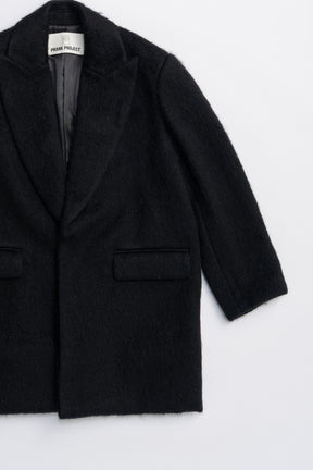 Mohair Shaggy Tailored Coat - 2025 AUTUMN