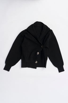 Hoodie Knit Cardigan - 2025 WINTER