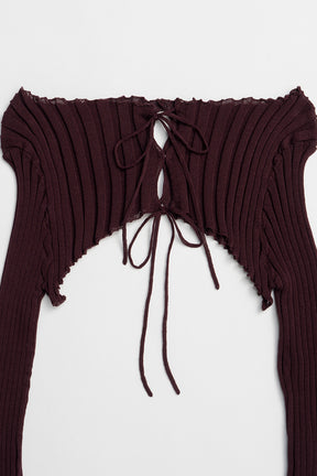 2WAY Sheer Rib Bolero - 26SUMMER