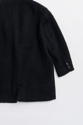 Mohair Shaggy Tailored Coat - 2025 AUTUMN