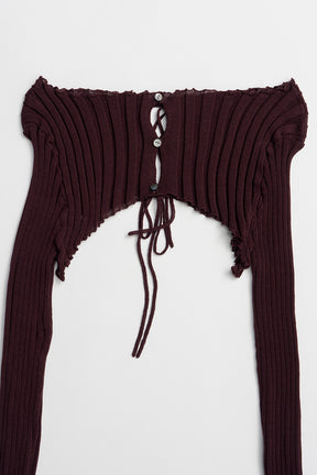 2WAY Sheer Rib Bolero - 26SUMMER