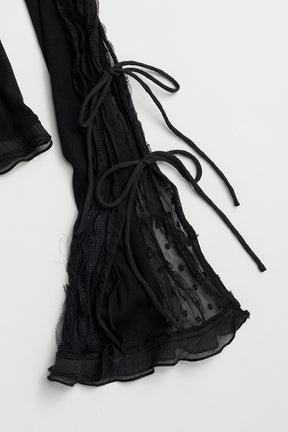 Sheer Dot Slim Shirt - PRE ORDER