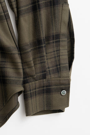 Shaped Waist Check Shirt - 2026WINTER