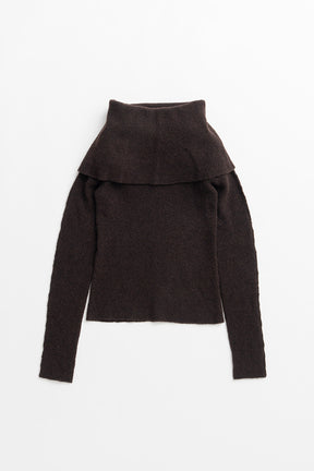 Drape Collar Knit - 2026WINTER