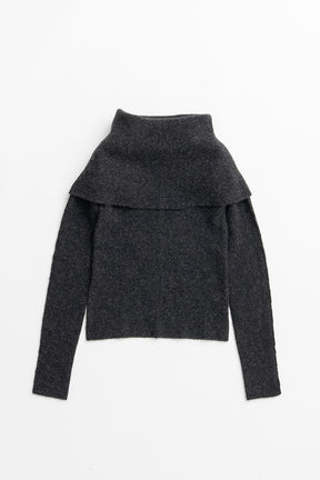 Drape Collar Knit - 2026WINTER
