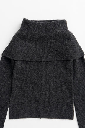 Drape Collar Knit - 2026WINTER