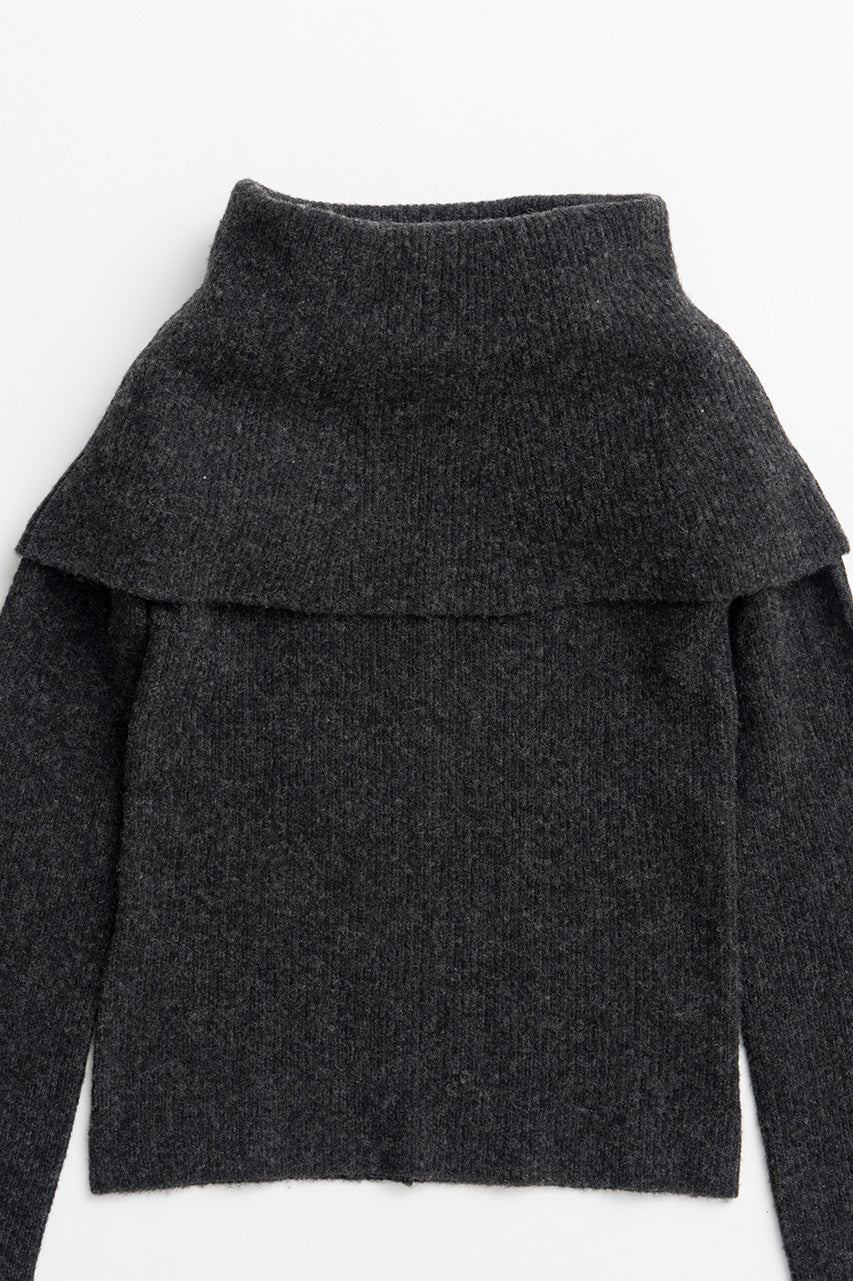 Drape Collar Knit - 2026WINTER