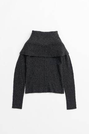 Drape Collar Knit - 2026WINTER