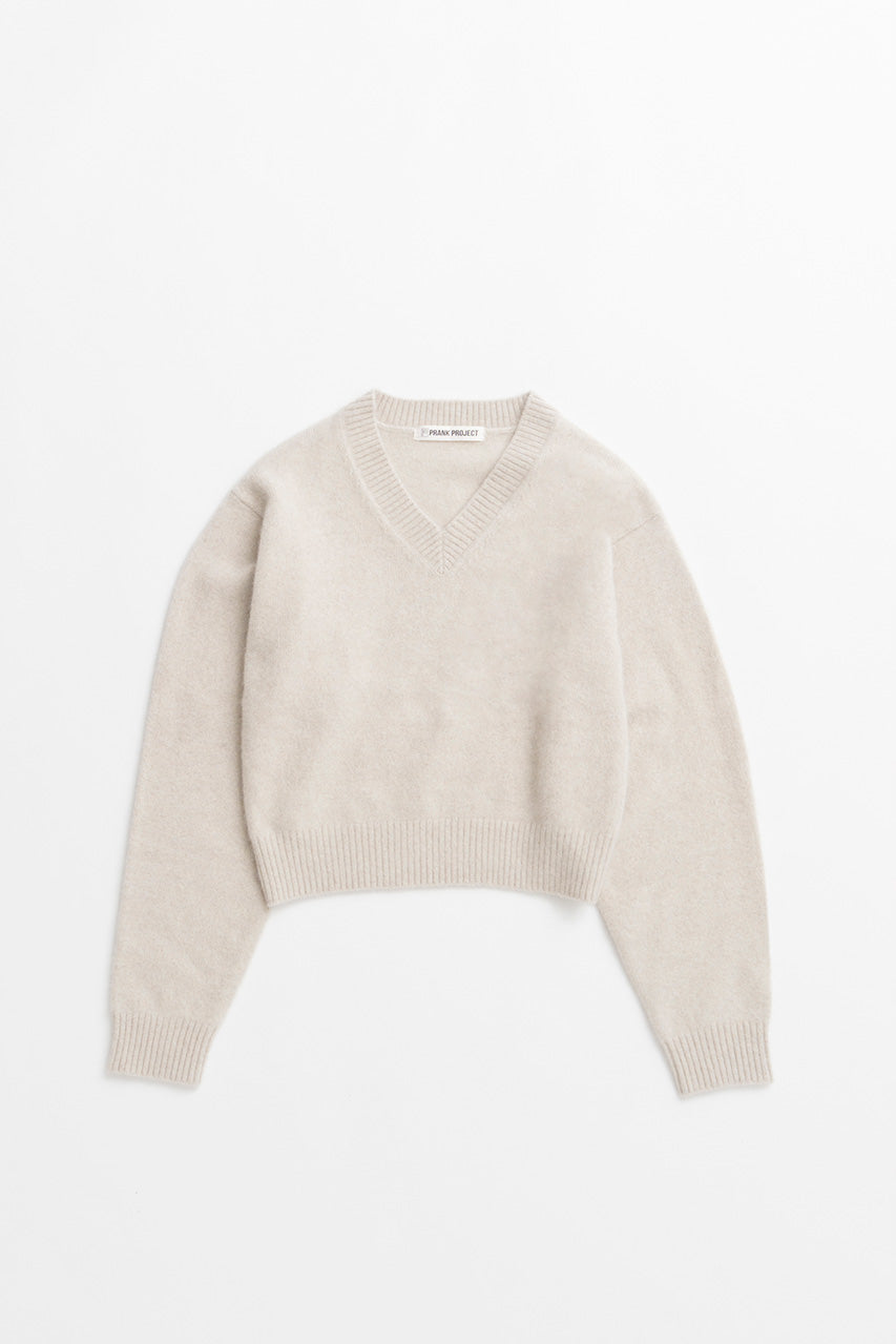 Fox Blend V-Neck Knit - 2026WINTER