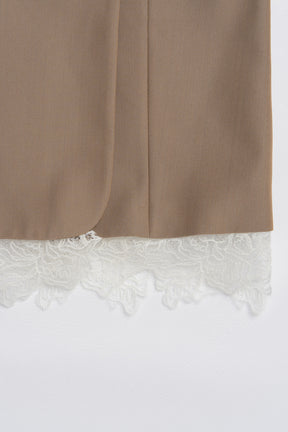 Grand Pianist Wool No-Collar Jacket - 2025 AUTUMN