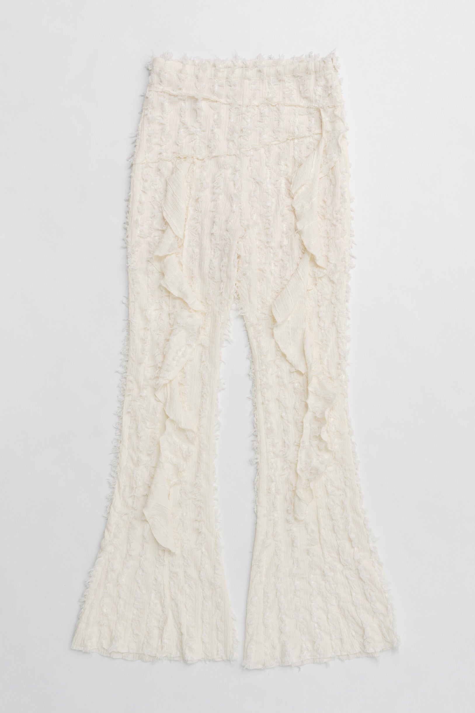 【25 SPRING PRE ORDER】Fringe Jacquard Flare Pants