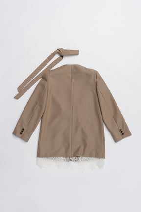 Grand Pianist Wool No-Collar Jacket - 2025 AUTUMN