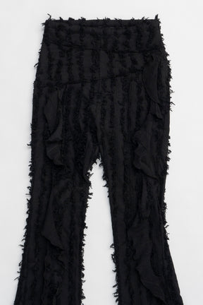 【25 SPRING PRE ORDER】Fringe Jacquard Flare Pants