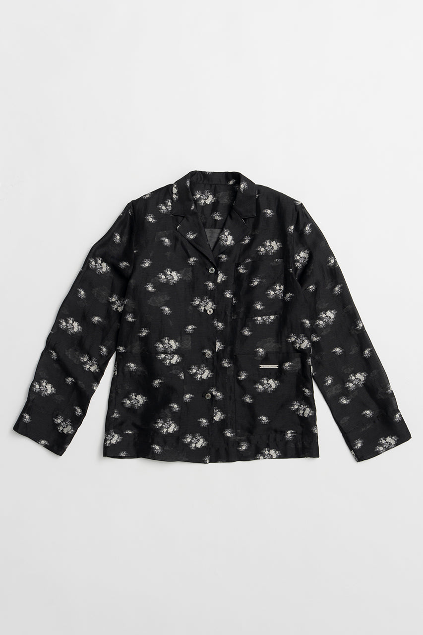 Flower Jacquard Lounge Shirt