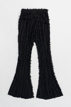 【25 SPRING PRE ORDER】Fringe Jacquard Flare Pants