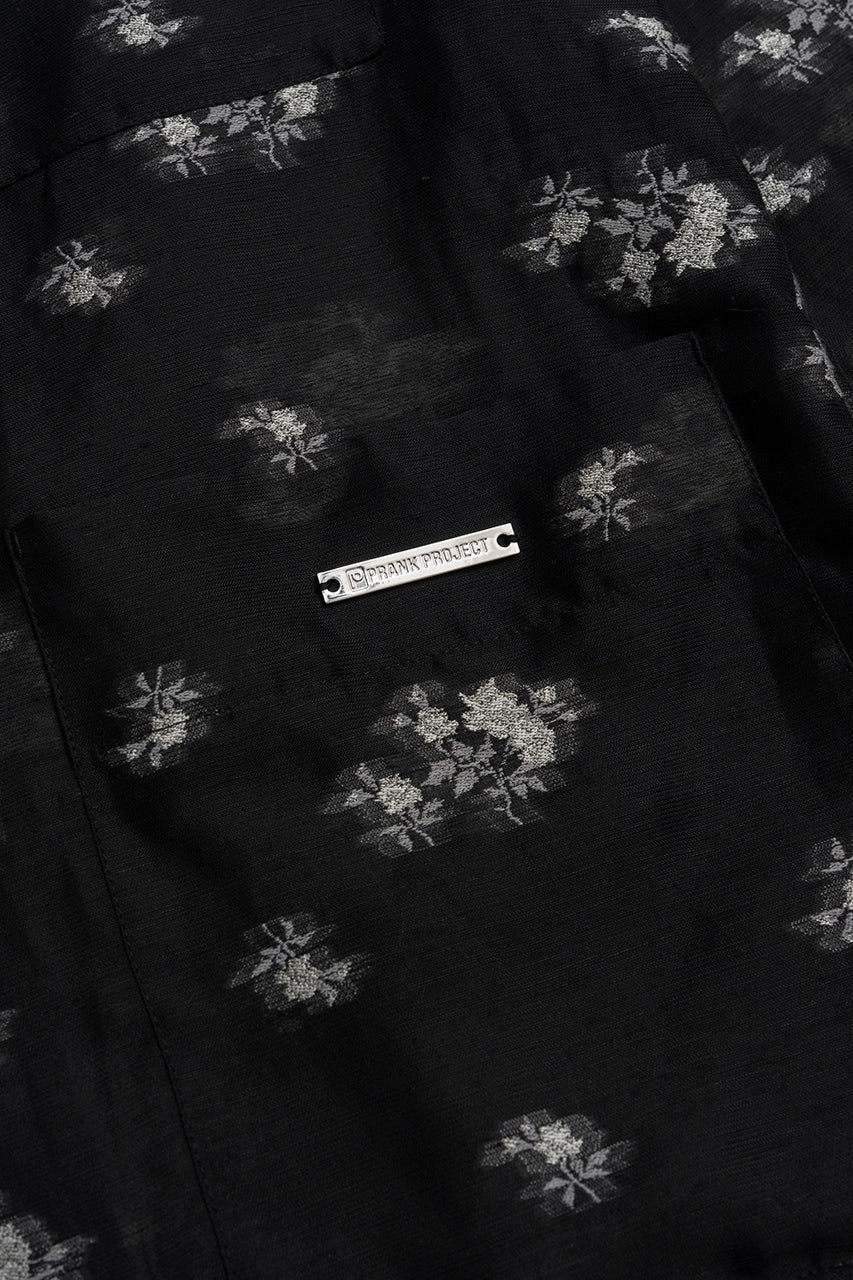 Flower Jacquard Lounge Shirt