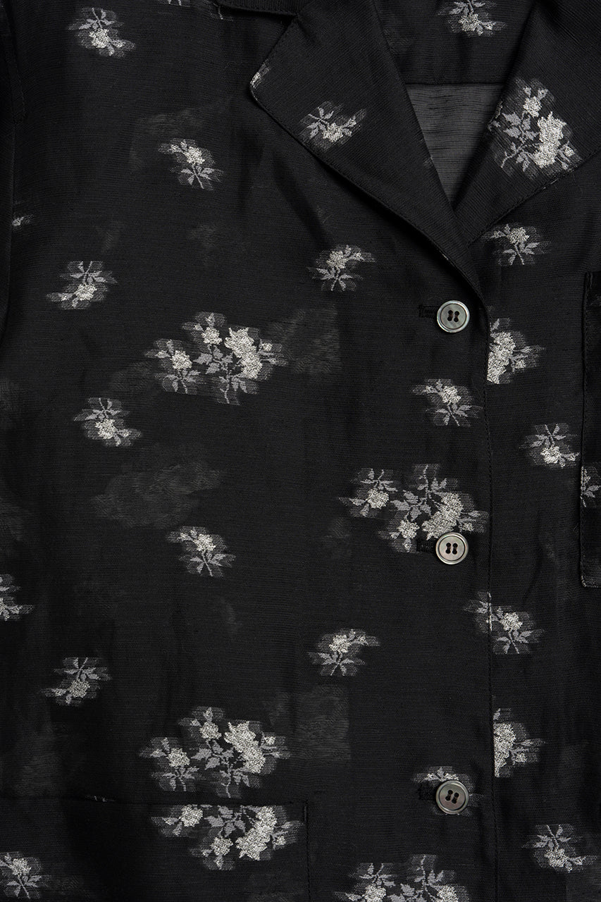 Flower Jacquard Lounge Shirt